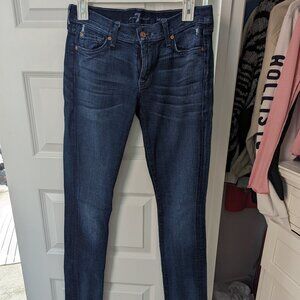 7FAM Roxanne blue jeans size 27 in very good condition